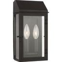 Visual Comfort Studio CO1252TXB Small Outdoor Wall Lantern in Textured Black