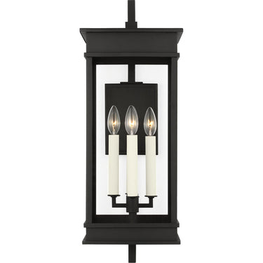 Visual Comfort Studio CO1444TXB Large Bracket Wall Lantern in Textured Black