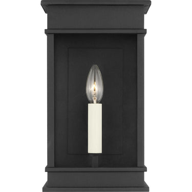 Visual Comfort Studio CO1501TXB Small Wall Lantern in Textured Black