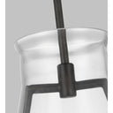 Visual Comfort Studio CP1091AI Large Pendant in Aged Iron
