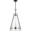 Visual Comfort Studio CP1091AI Large Pendant in Aged Iron