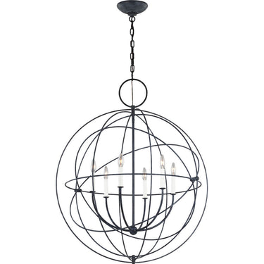 Visual Comfort Studio CP1246WGV Large Pendant in Weathered Galvanized