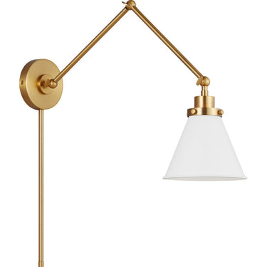 Visual Comfort Studio CW1151 Double Arm Cone Task Sconce