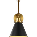 Visual Comfort Studio CW1151 Double Arm Cone Task Sconce