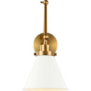 Visual Comfort Studio CW1151 Double Arm Cone Task Sconce