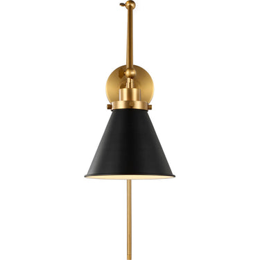 Visual Comfort Studio CW1151 Double Arm Cone Task Sconce