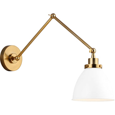 Visual Comfort Studio CW1161 Double Arm Dome Task Sconce