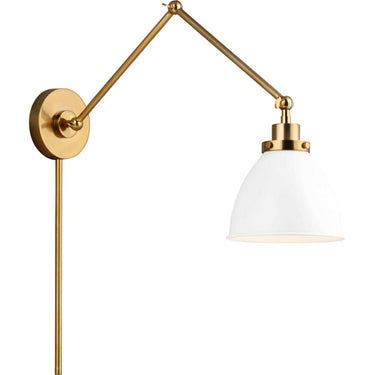 Visual Comfort Studio CW1161 Double Arm Dome Task Sconce