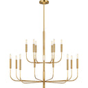 Visual Comfort Studio EC10015 Large Two-Tier Chandelier