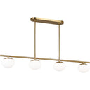 Visual Comfort Studio EC1264 Medium Linear Chandelier