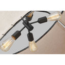 Visual Comfort Studio EP1114AI Wide Pendant in Aged Iron