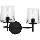 Visual Comfort Studio EV1002AI 2 - Light Vanity in Aged Iron