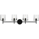 Visual Comfort Studio EV1004AI 4 - Light Vanity in Aged Iron