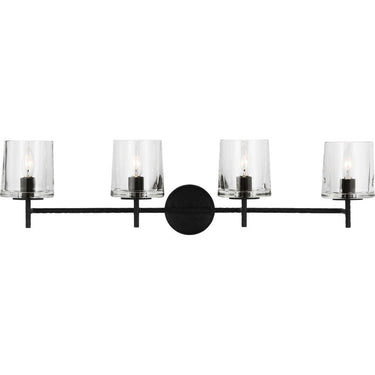 Visual Comfort Studio EV1004AI 4 - Light Vanity in Aged Iron