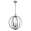 Visual Comfort Studio F3060/3PN Medium Pendant in Polished Nickel