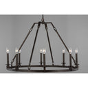 Visual Comfort Studio F3214/8SMS Medium Chandelier in Smith Steel