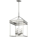 Visual Comfort Studio F3275/4PN Small Lantern in Polished Nickel