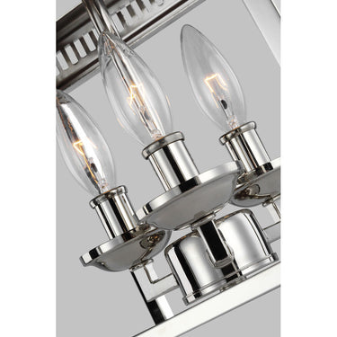 Visual Comfort Studio FM521PN Flush Mount in Polished Nickel