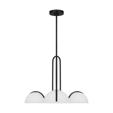 Visual Comfort Studio KC1133MBK Medium Chandelier in Midnight Black