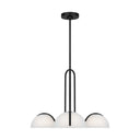 Visual Comfort Studio KC1133MBK Medium Chandelier in Midnight Black