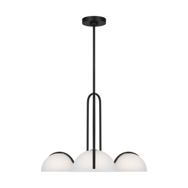 Visual Comfort Studio KC1133MBK Medium Chandelier in Midnight Black