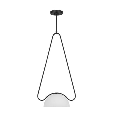 Visual Comfort Studio KP1151MBK Medium Pendant in Midnight Black