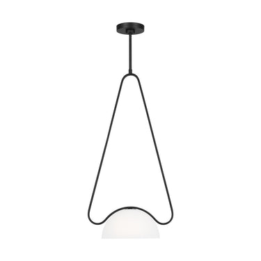 Visual Comfort Studio KP1151MBK Medium Pendant in Midnight Black