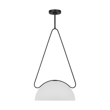 Visual Comfort Studio KP1161MBK Large Pendant in Midnight Black