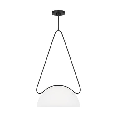 Visual Comfort Studio KP1161MBK Large Pendant in Midnight Black