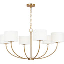 Visual Comfort Studio KSC1046BBS Medium Chandelier in Burnished Brass