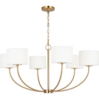 Visual Comfort Studio KSC1046BBS Medium Chandelier in Burnished Brass