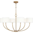 Visual Comfort Studio KSC1046BBS Medium Chandelier in Burnished Brass