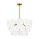 Visual Comfort Studio KSC10912BBS Large Chandelier in Burnished Brass