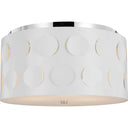Visual Comfort Studio KSF1013BBS Medium Flush Mount in Burnished Brass