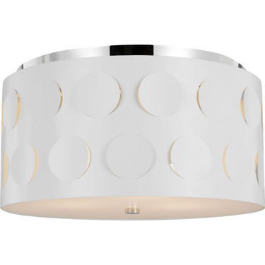Visual Comfort Studio KSF1013BBS Medium Flush Mount in Burnished Brass