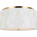 Visual Comfort Studio KSF1013BBS Medium Flush Mount in Burnished Brass