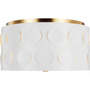 Visual Comfort Studio KSF1013BBS Medium Flush Mount in Burnished Brass