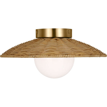 Visual Comfort Studio KSF1091BBS Medium Flush Mount in Burnished Brass