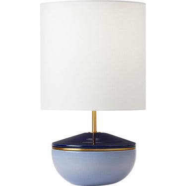 Visual Comfort Studio KST1091CBK1 Medium Table Lamp in Black / New White