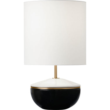 Visual Comfort Studio KST1091CBK1 Medium Table Lamp in Black / New White