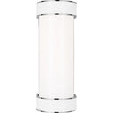 Visual Comfort Studio KSW1051BBSGW Small Vanity in Burnished Brass / Gloss White
