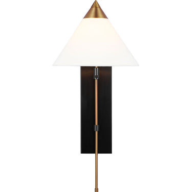 Visual Comfort Studio KWL1121BBSBNZ Wall Sconce in Burnished Brass and Deep Bronze / Deep Bronze