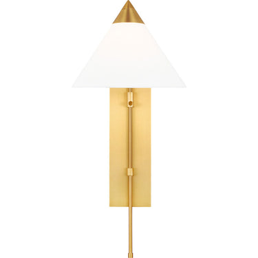 Visual Comfort Studio KWL1121BBSBNZ Wall Sconce in Burnished Brass and Deep Bronze / Deep Bronze
