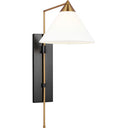 Visual Comfort Studio KWL1121BBSBNZ Wall Sconce in Burnished Brass and Deep Bronze / Deep Bronze