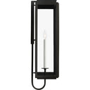 Visual Comfort Studio LO1001TXB Medium Wall Lantern in Textured Black