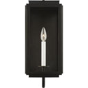 Visual Comfort Studio LO1001TXB Medium Wall Lantern in Textured Black
