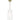 Visual Comfort Studio LP1101TWBWLW Tall Pendant in Time Worn Brass / White Linen w/White Inlay