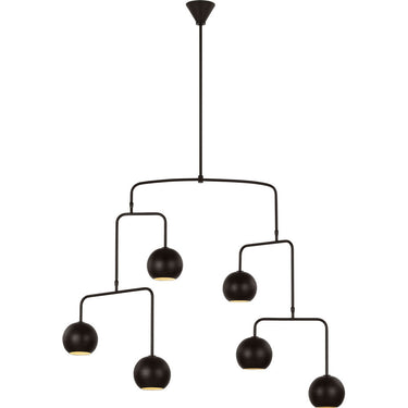Visual Comfort Studio LXC1026AI Extra Large Chandelier in Aged Iron