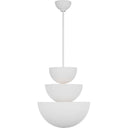 Visual Comfort Studio LXC1039CPST Large Chandelier in Cast Plaster