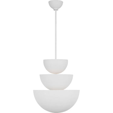 Visual Comfort Studio LXC1039CPST Large Chandelier in Cast Plaster